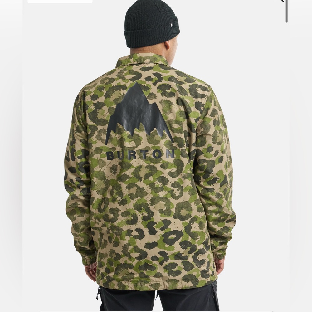 Burton Coaches Men’s Camouflage Boarding Ski Adventure Jacket Size S NWT